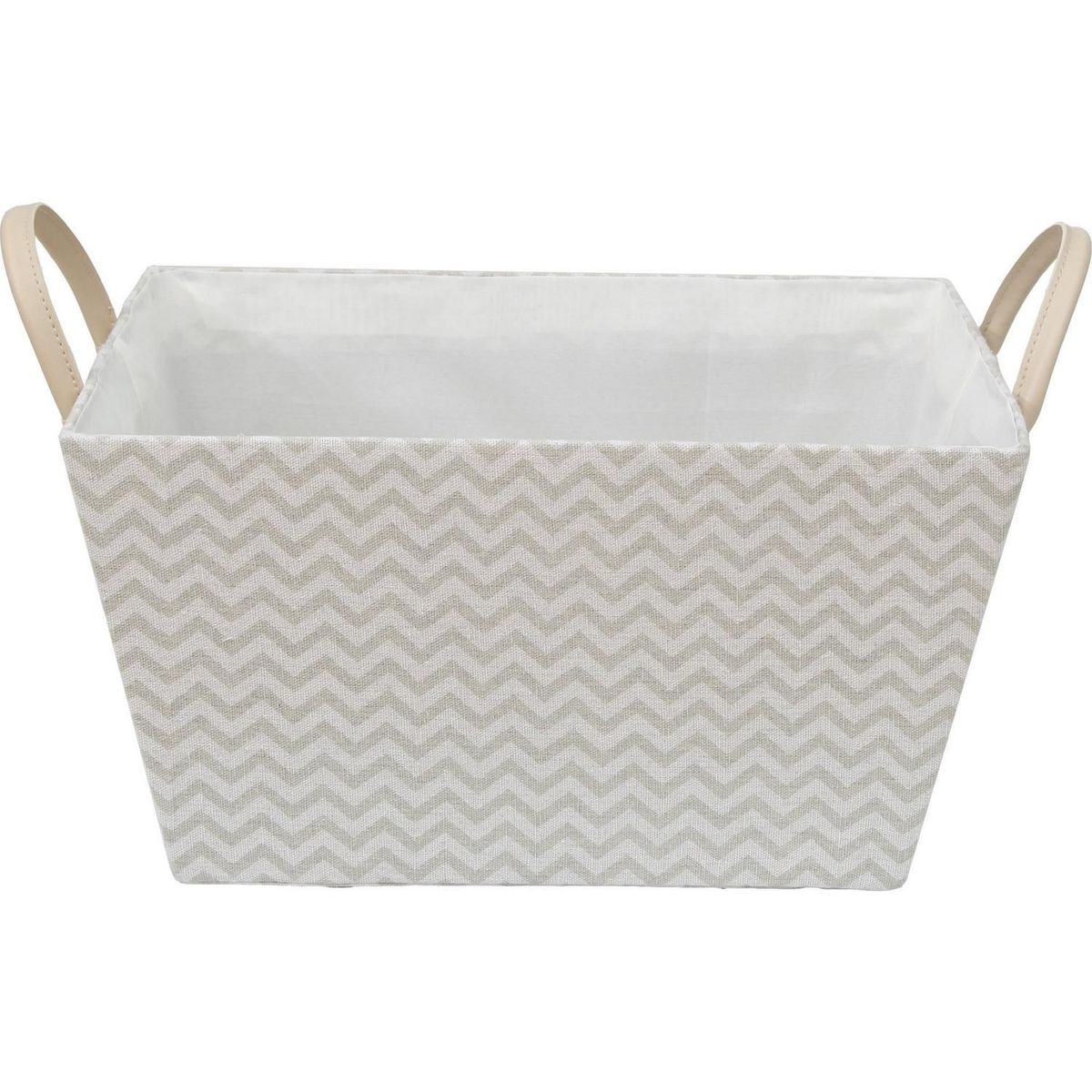 Just Home Collection - Caja tela man zigzag 37x20x27..