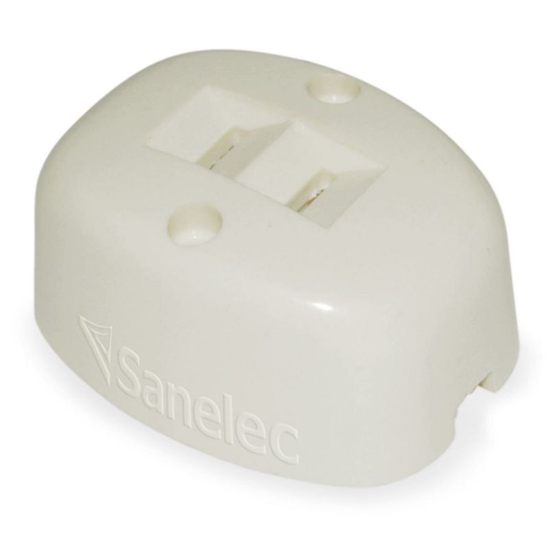 Sanelec - Contacto oval de sobreponer