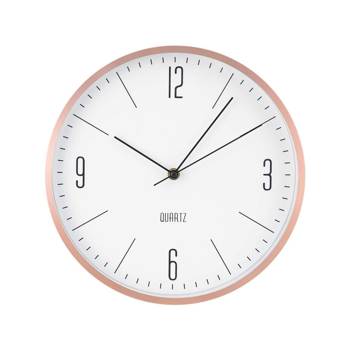 Just Home Collection - Reloj de Pared Classic Oro Rosa