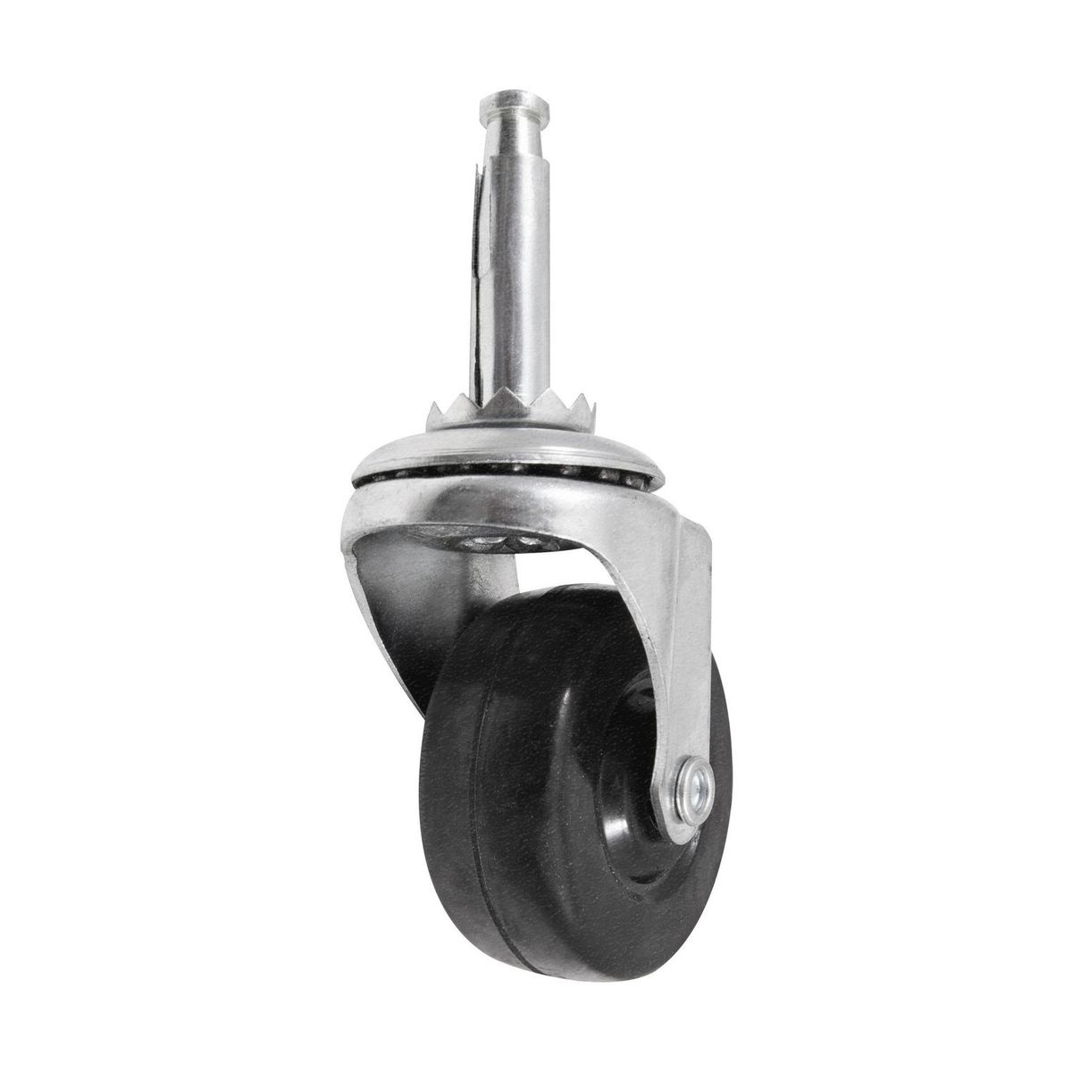 Fixser - Rodaja plana de hule de 2" con espiga de madera y socket