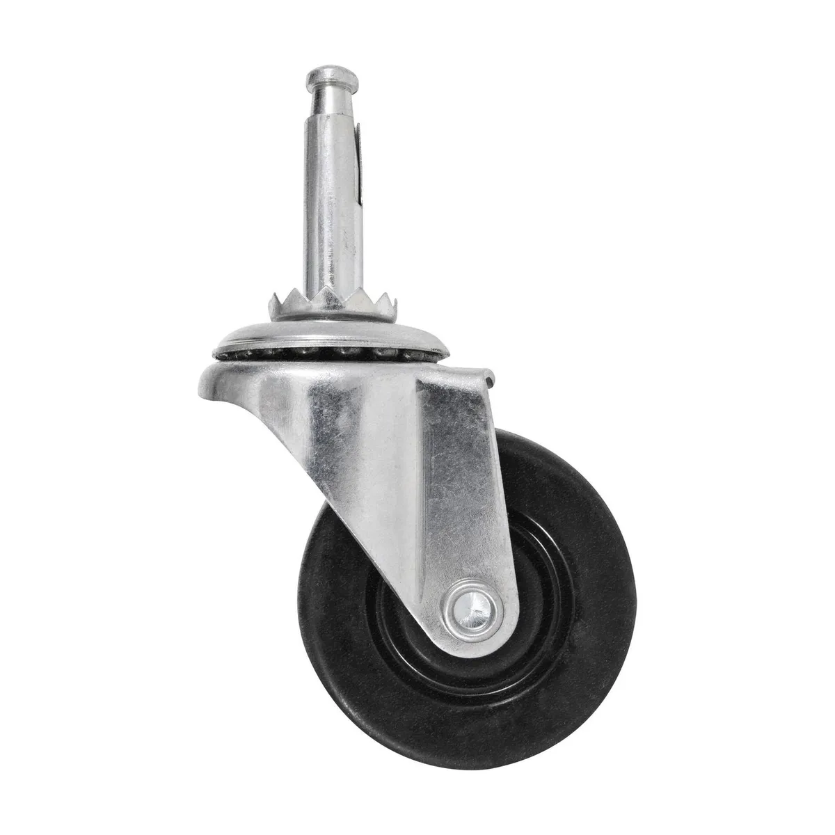 Fixser - Rodaja plana de hule de 2" con espiga de madera y socket