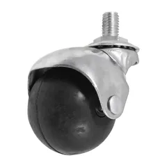 Rodaja Bola de Hule 50 mm Espiga Madera con Socket