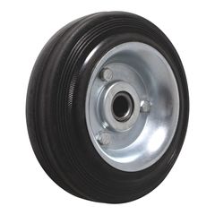 Rueda de Hule de 160 mm Troquelada con Balero