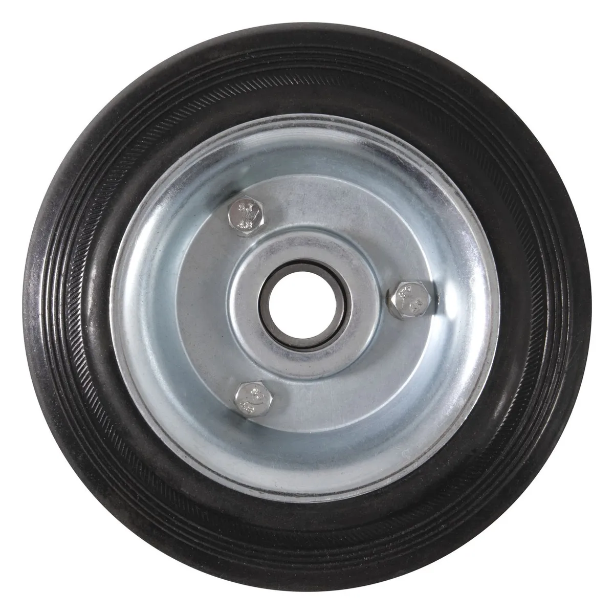 Fixser - Rueda de Hule de 160 mm Troquelada con Balero