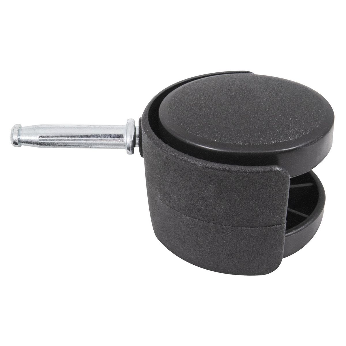 Fixser - Rodaja "Twin" de Nylon 40 mm Espiga con Arillo