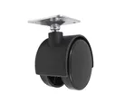 Rodaja "Twin" de Nylon 50 mm con Placa