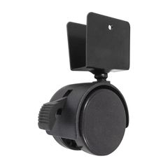 Rodaja con freno "Twin" de nylon 40 mm tipo "U" 19 mm