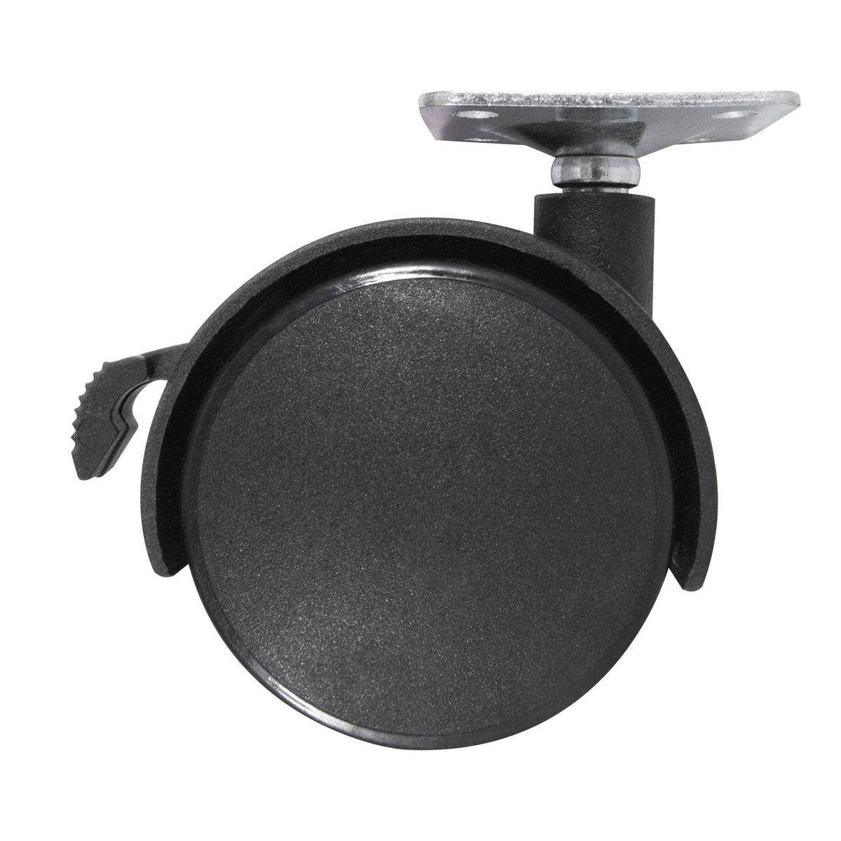 Fixser - Rodaja "Twin" de Nylon 50 mm con Placa y Freno