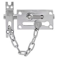Pasador p/puerta c/cadena cromo ma