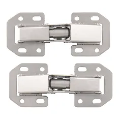 Bisagra Oculta 90° con tornillos 2 piezas