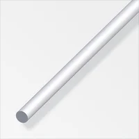 Barra Redonda 4mm Aluminio Anodizado Plata 1 m