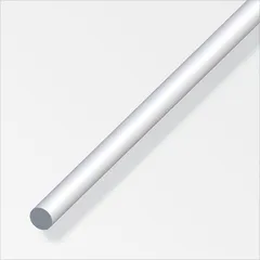 Barra Redonda 4mm Aluminio Anodizado Plata 1 m