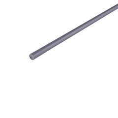 Barra Redonda 6mm Aluminio Anodizado Plata 1 m
