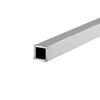 Tubo Cuadrado 10mm Aluminio Anodizado Plata 1 m