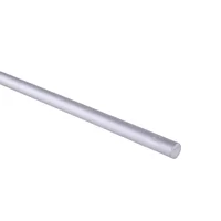 Barra redonda 8mm Aluminio Anodizado Plata 1 m