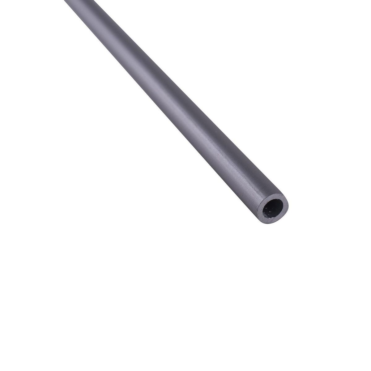  - Tubo Redondo 6mm Aluminio Anodizado Plata 1 m