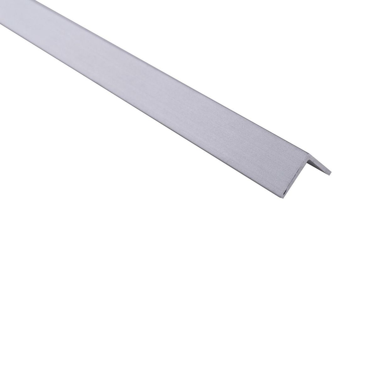 Ángulo 10mm Aluminio anodizado plata 1m.con Protecciónes, marca  - Foto Principal