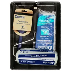 Kit Rodillo Y Brocha Domést 9" 5 Pzas