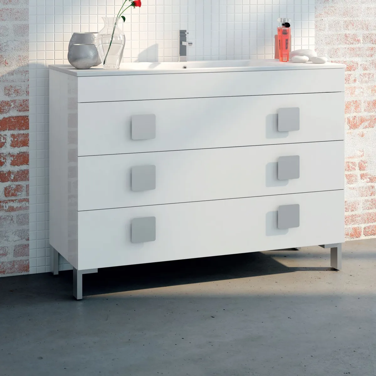 Fixser - Pata diseño lance abs 120mm aluminio