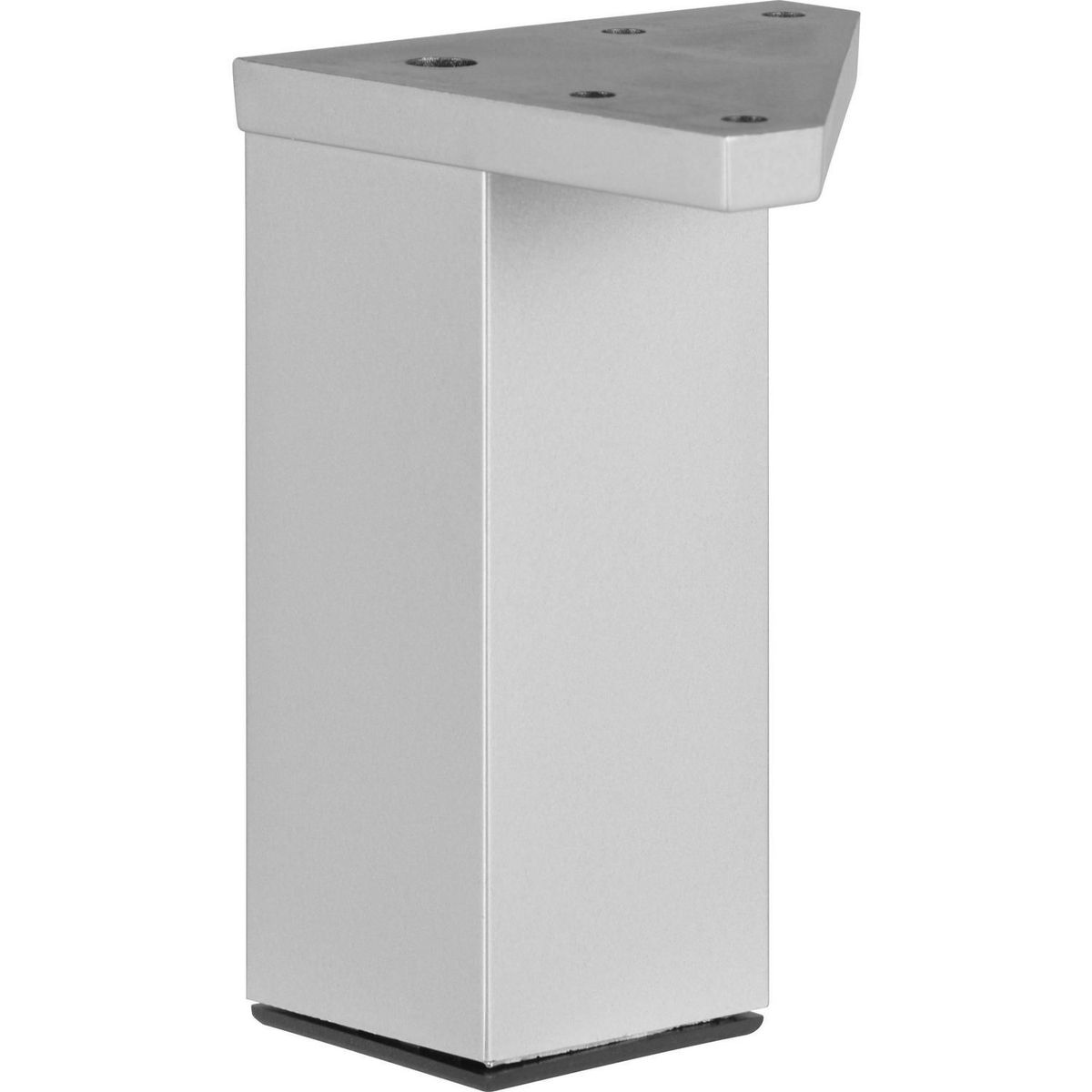 Fixser - Pata Cuadr. Abs 40x100 mm Aluminio Mate