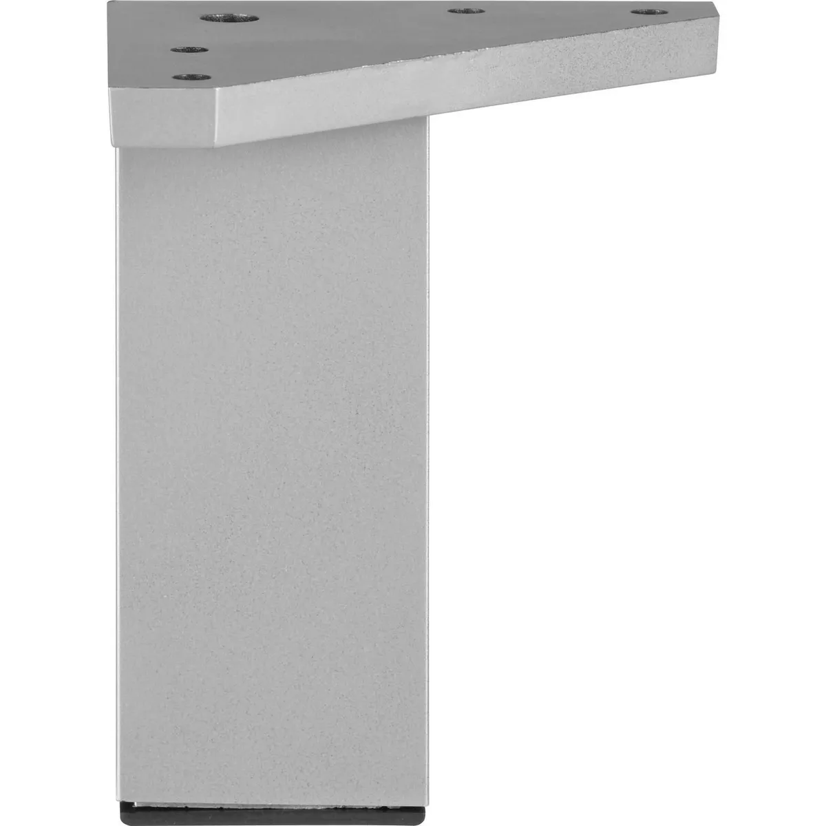 Fixser - Pata Cuadr. Abs 40x100 mm Aluminio Mate