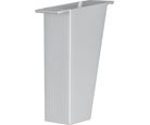 Pata inclinada abs 120mm aluminio