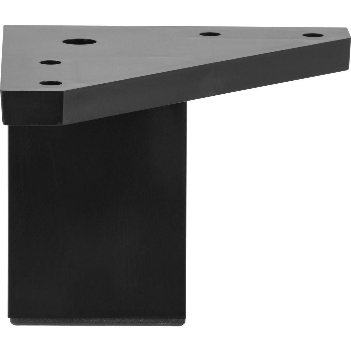 Fixser - Pata Cuadr. Abs 40x60 mm Negro