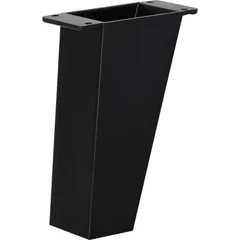 Pata inclinada abs 120mm negra