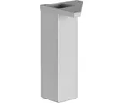 Pata Cuadr. Abs 40X150 mm Aluminio Mate