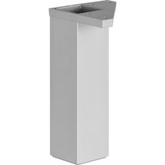 Pata Cuadr. Abs 40X150 mm Aluminio Mate