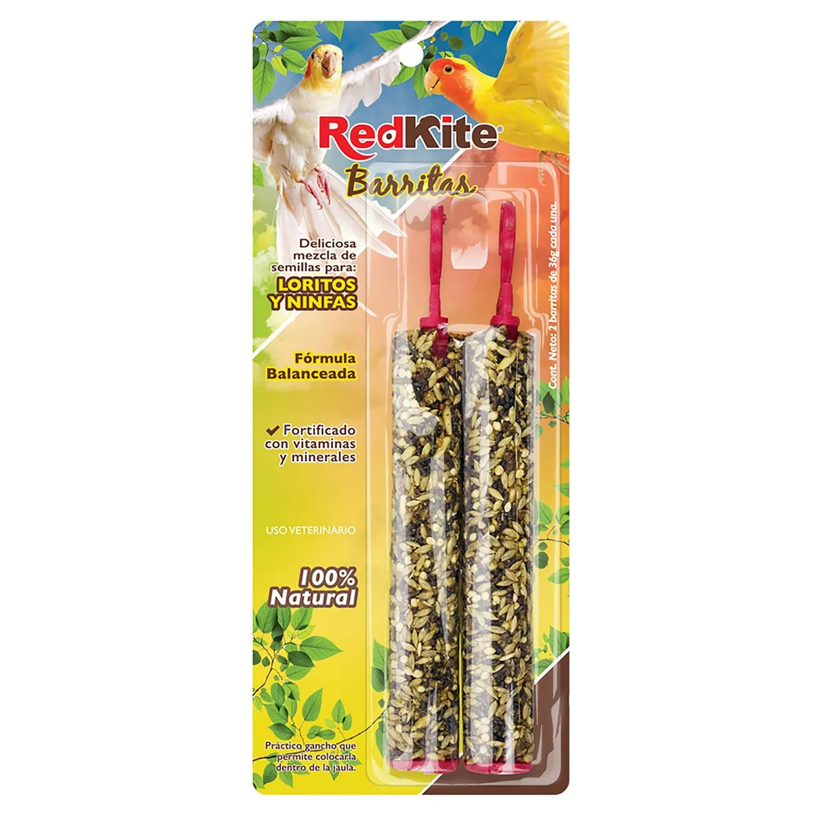 Fancy Pets - Barrita de semillas para Loros y Ninfas 2 pz.