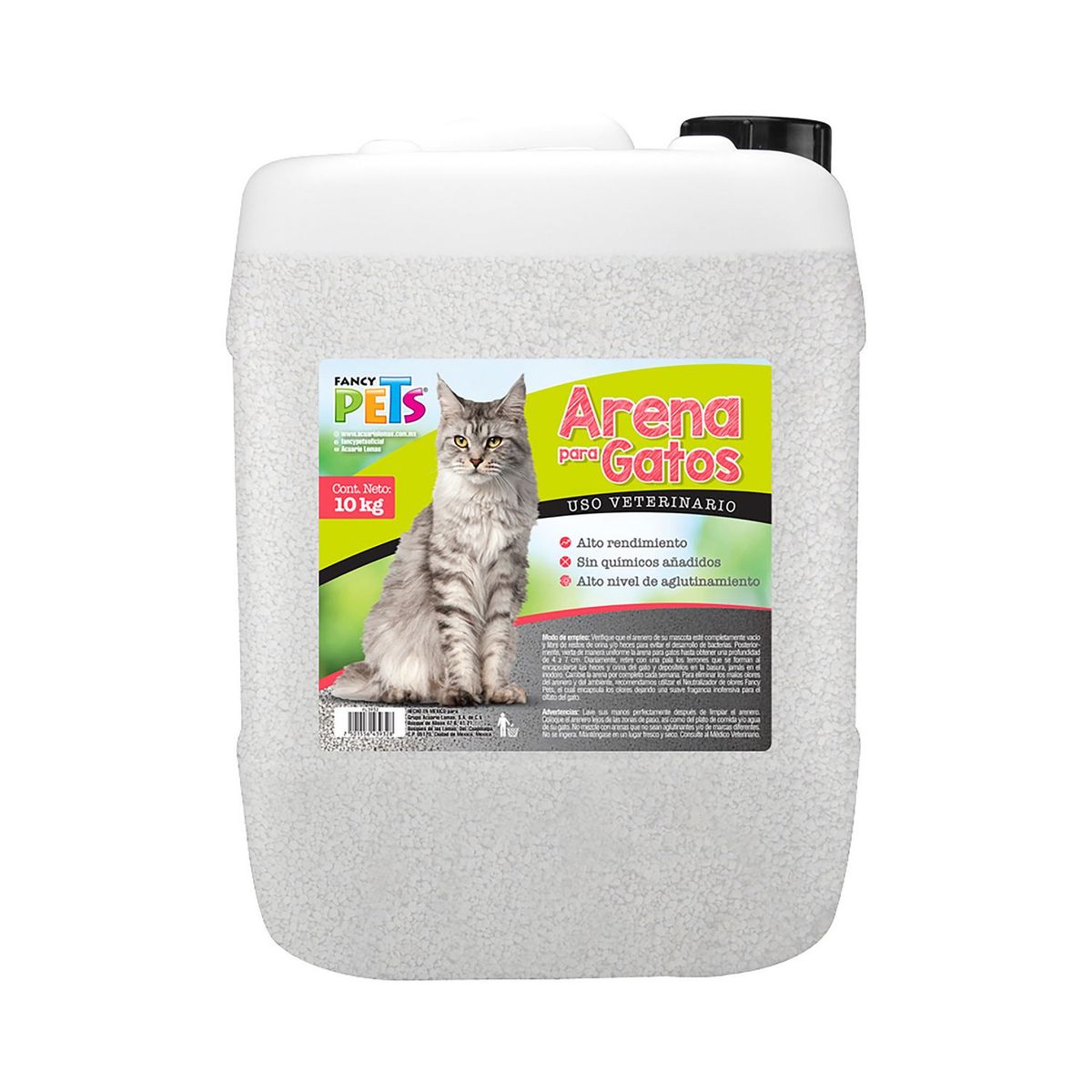 Fancy Pets - Arena para gato garrafa 10 kilos