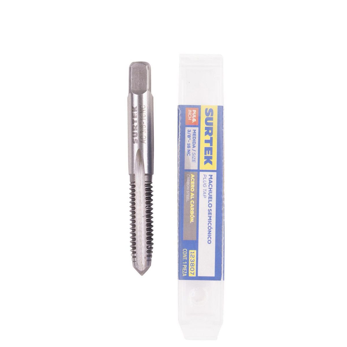 Surtek - Machuelo acero al carbon 3/8"