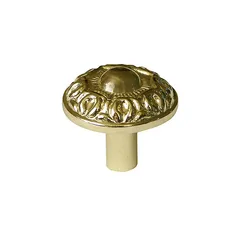 Jaladera botón 34 mm x 24 mm latón brillante