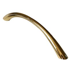 Jaladera de "Arco" 128 mm latón brillante