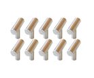 Botón Mini Barra de acero inoxidable 10 Piezas