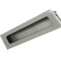 Jaladera - Embutir de Aluminio #1 96mm Ns