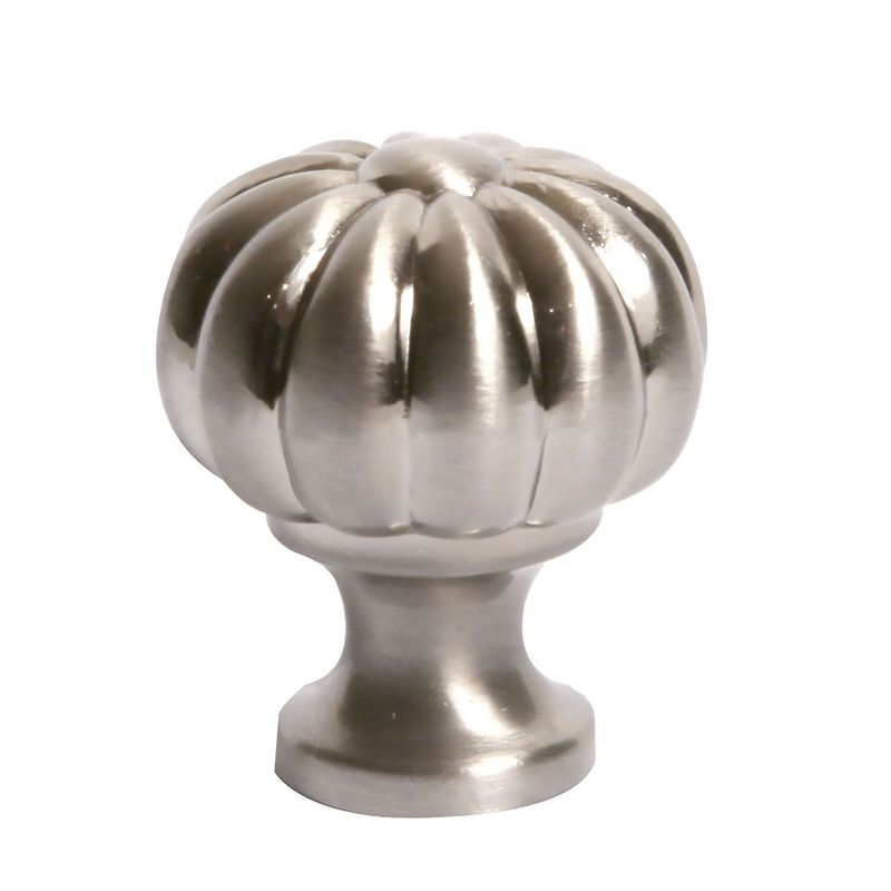 Fixser - Jaladera Boton #3895 24mm Dia, C/T Niquel Satinado