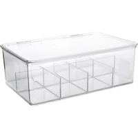 Organizador acrilico con tapa