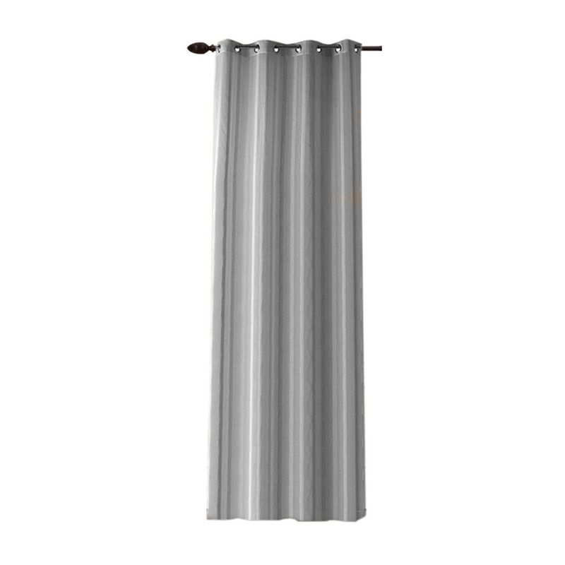 Deco Cortina - Cortina Semi-Opaca Lineas Gris 135 x 220 cm