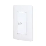 Apagador Timbre C/Placa Blanca