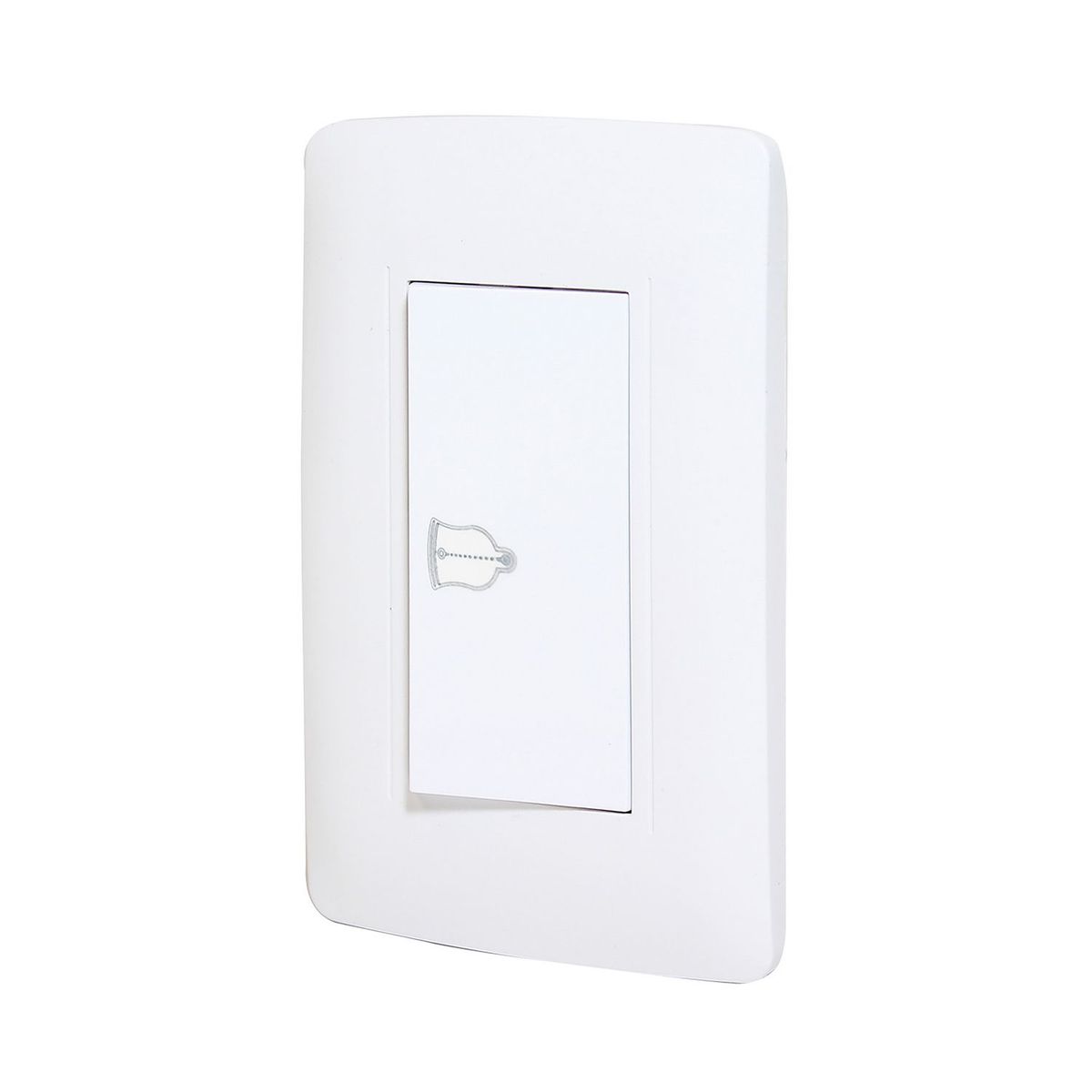 Sanelec - Apagador Timbre C/Placa Blanca