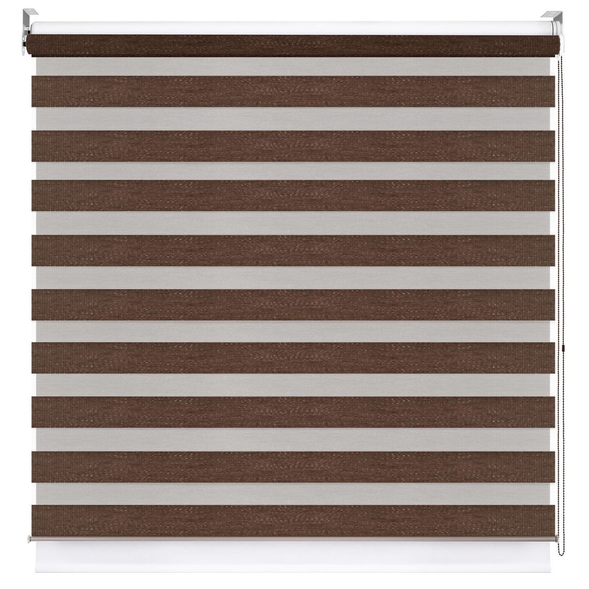 Just Home Collection - Persiana Enrollable Blackout Sheer Café 140 x 165 cm