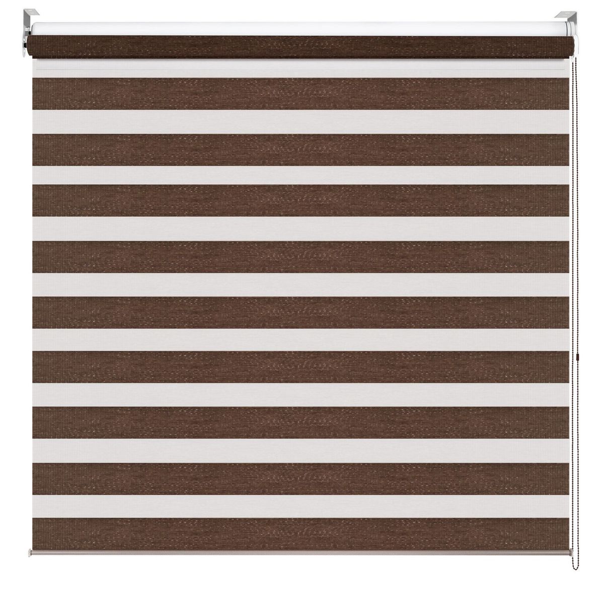 Just Home Collection - Persiana Enrollable Blackout Sheer Café 140 x 165 cm