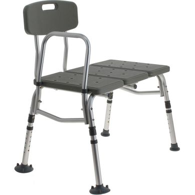 Silla para bano 60.5x53x53 cm gris