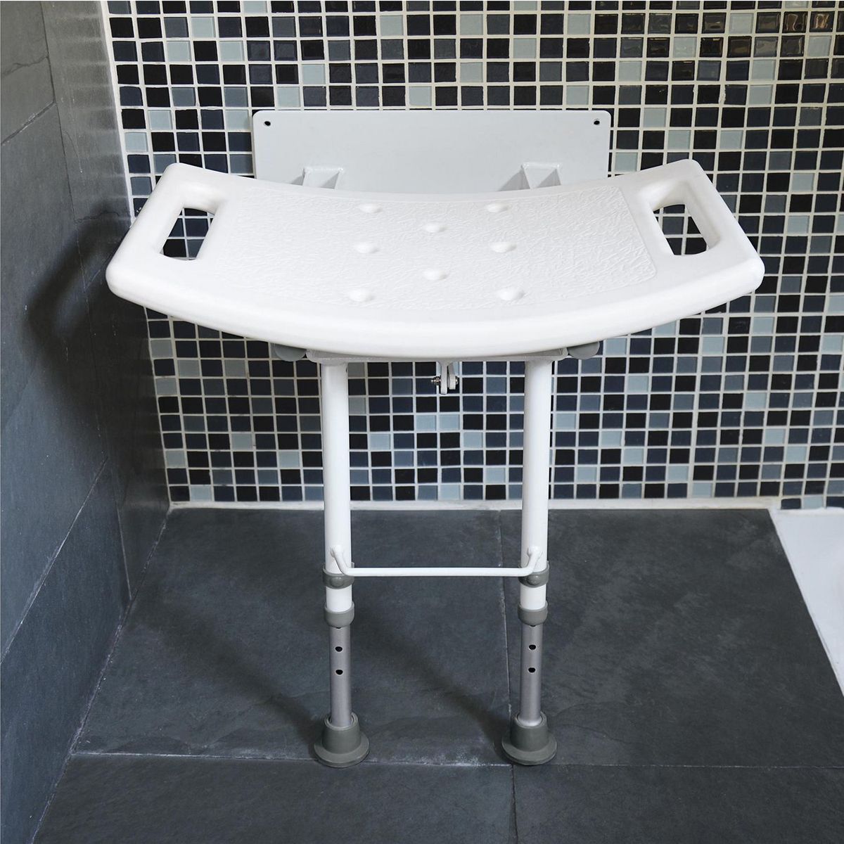 Sensi Dacqua - Asiento mural para baño blanco