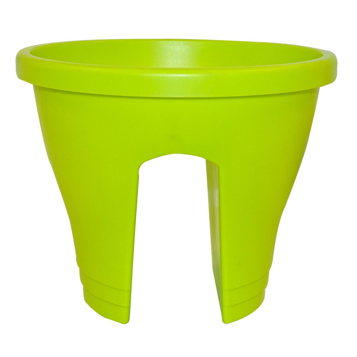 Plasvic - Maceta chica para barandal color verde