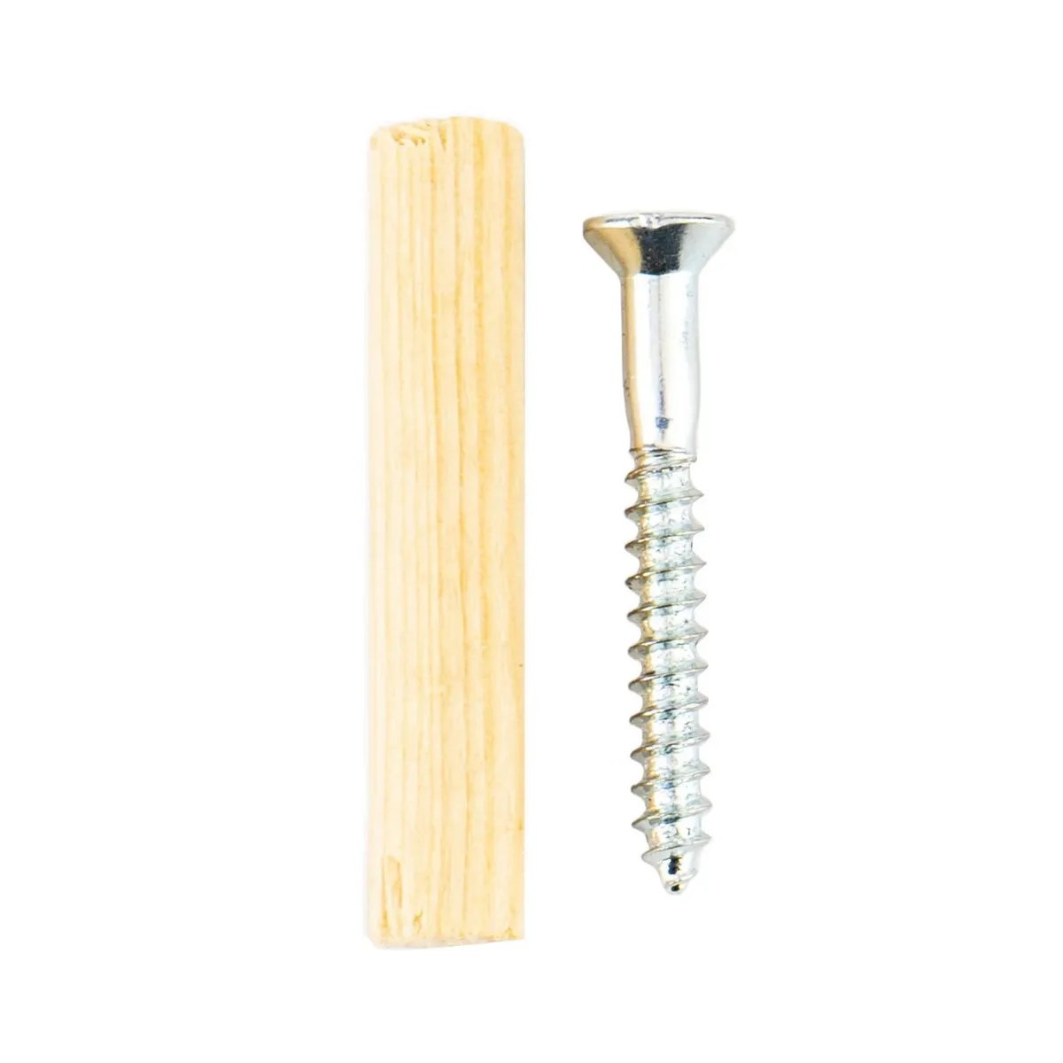Redac - Kit tornillos para madera con taquetes y broca 35 piezas