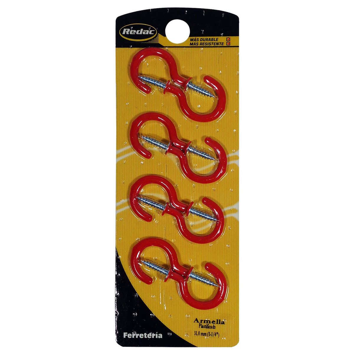 armella plastificada 1 1/4" 8pz, marca Redac - Foto Principal