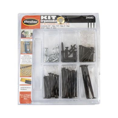 kit de clavo concreto 78pz